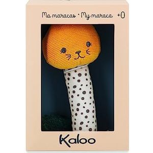 Kaloo - Stimuli - Mijn zachte Maracas - Baby rammelaar - Muzikaal speelgoed - Speelgoed voor het leren van fijne begrip en hand-oog coördinatie - 14 cm - vanaf de geboorte, K971603