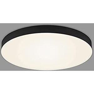 BRILONER - Led-plafondlamp zonder frame, led-plafondlamp, opbouwlamp, kleurtemperatuur warm wit Ø212 mm, zwart