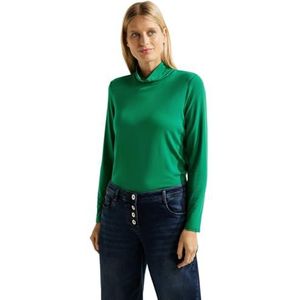 Cecil B320540 T-shirt met lange mouwen voor dames, Easy Green
