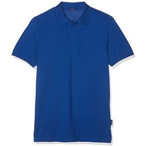 HRM Luxe poloshirt voor heren, hoogwaardig poloshirt van 100% katoen, basic polo tot 60 graden, kleurecht, wasbaar, hoogwaardige en duurzame herenkleding, koningsblauw (05-koningsblauw), S, koningsblauw (05 koningsblauw)