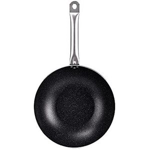 Moneta Etnea Pro Wok 30 cm, roestvrijstalen handgreep