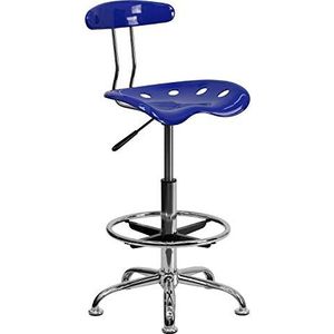 Flash Furniture Tekenkruk van metaal, 50,8 x 43,8 x 104,14 cm, marineblauw