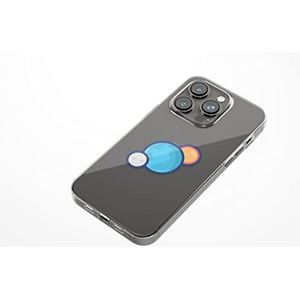 Bonateks, Étui de protection imprimé numériquement compatible avec iPhone 14 Pro Max, coque de protection anti-chocs, en silicone, flexible, transparent
