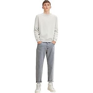 Tom Tailor Denim brede jeans voor heren, 10212 – Clean Light Stone Grey Denim