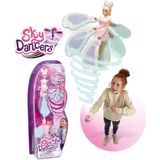 SKY DANCERS - Candy Cutie pop – magische vliegende feeënpop voor kinderen vanaf 6 jaar – feeënpop die met zijn touwwerper de lucht in gaat, werkt zonder batterij Lansay