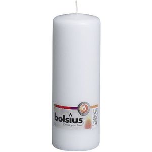 Bolsius Pillar Candle Pillar Kaarsen, 200 mm, Ø 68 mm, Wit