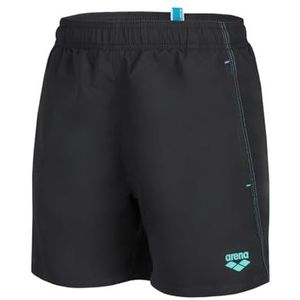 Arena Strandboxershorts voor jongens Solid R strandshorts voor jongens (1 stuk), Asfalt-water