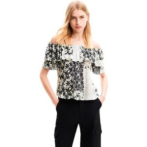 Desigual Blus_anais damesblouse, Wit