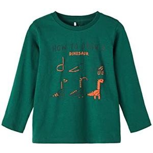 Name It Nmmteis Ls Top Box Shirt lange mouwen baby jongen bos biome, 86, Bos Biome