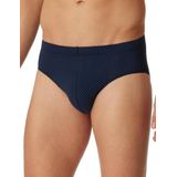 Schiesser Herenondergoed, zacht en comfortabel, zonder elastische tailleband, biologisch katoen, casual katoen, Donkerblauw_180502