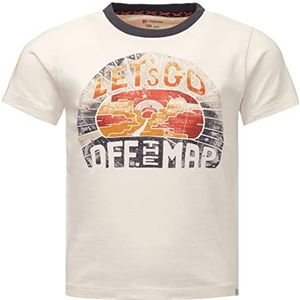 Noppies Boys Tee Garissa T-shirt met korte mouwen voor jongens, Antiek Wit P331