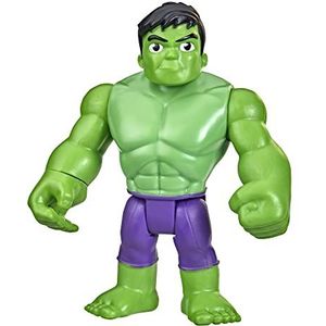 Hasbro Marvel - Marvel Spidey and His Amazing Friends Hulk Hero figuur, 10 cm voor kinderen vanaf 3 jaar