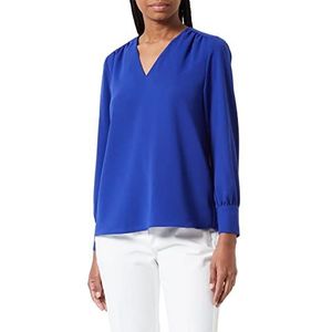 Seidensticker 133615 blouse, middelblauw, 38 dames, middenblauw, 38, Medium Blauw
