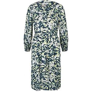 TOM TAILOR mine to five Midi-jurk voor dames, 27172 - marineblauw/mint