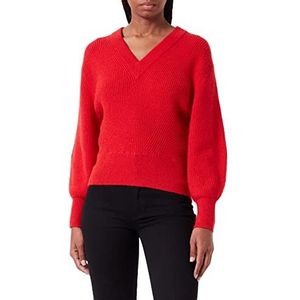 BOSS C_ faosta dames sweater, lichtgevend rood, XL, Helder rood