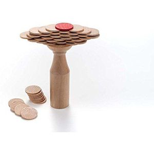 Engelhart - Bordspel in houten weegschaal, balans op de fles - 340911