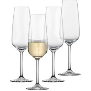 Schott Zwiesel Tulip - Set van 4 tijdloze champagneglazen met muispunt - vaatwasserbestendige Tritan® kristallen glazen - Made in Germany (artikelnummer 123610)