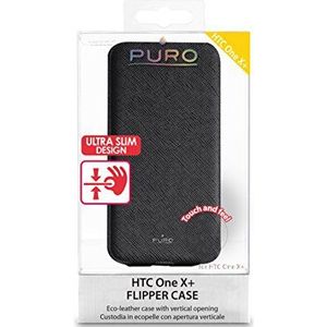 Puro HTC One X Flip Case zwart