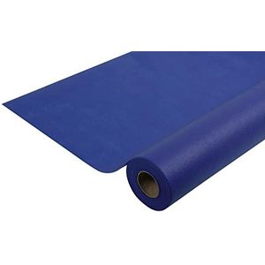 Pro Nappe - Ref R781046I, spunbond niet-geweven tafelkleed voor éénmalig gebruik, scheurbestendig, waterafstotend en afveegbaar materiaal, 10 m lang x 1,20 m breed, marineblauw