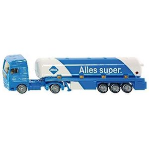 siku 1626, regenwagen, metaal/kunststof, blauw/wit, Aral-logo, speelgoed voor kinderen, rubberen banden, schaal 1:87