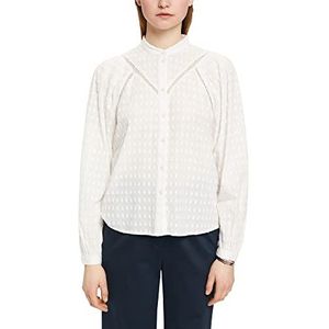 edc by Esprit Blouse brodée, Blanc cassé., XS