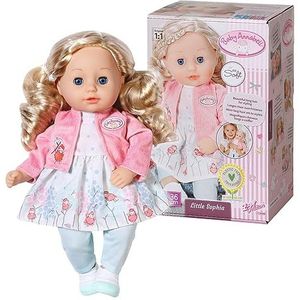 Baby Annabell Kleine Sophia - 36cm zacht lichaam met lang haar om te stijlen - Geschikt voor kinderen van 1+ jaar - Perfecte maat poppen voor peuters - Bevat een pop en outfit - 706480