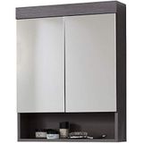 trendteam smart living Runner Badkamerkast met spiegel, 58 x 75 x 18 cm, rookkleurig