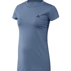 adidas Maternity T-shirt voor dames, Verouderd blauw/zwart