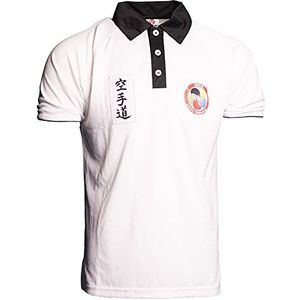 Hayashi WKF Karate-Do"" Dry Fit Polo Shirt - Wit, maat S, Wit