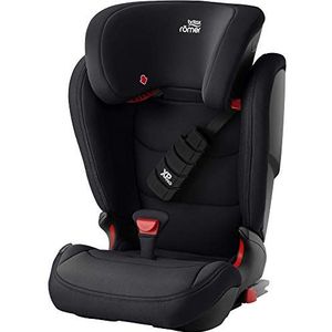 Britax Römer Kinderzitje Kidfix Z-Line, versterkte bescherming tegen stoten, voor kinderen van 15 tot 36 kg (groep 2/3), van 3,5 tot 12 jaar, Cosmos zwart