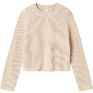 NAME IT Pull en tricot pour fille, Sable d'été, 116