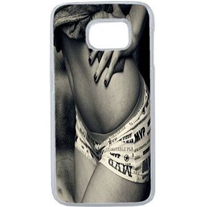 Lapinette Zachte beschermhoes voor Samsung Galaxy S7 Edge, met motief ""dames"", sexy, zwart/wit