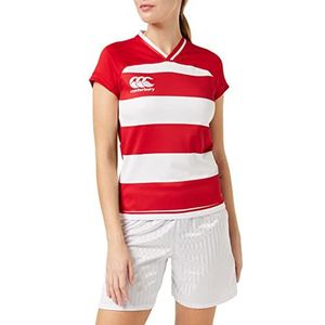 Canterbury Vapodri Rugbyshirt voor dames, Motief: rode vlag
