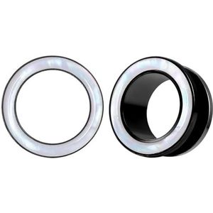 Vankula 1 paire de tunnels d'oreille évasés en acier inoxydable pour homme et femme - Bijou étiré de 6 mm à 16 mm, 14mm(9/16""), Métal, No Gemstone