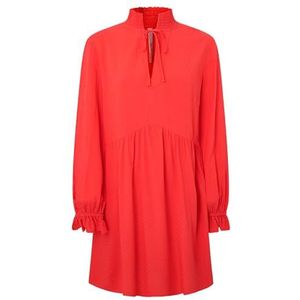 Pepe Jeans Robe Beverly pour femme, Rouge (Crispy Red), L