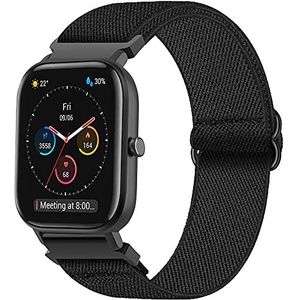 Compatibel met Amazfit GTS 4 mini-armband, 20 mm nylon, reservearmband voor Amazfit GTS 4, GTS 4 Mini, GTS 2, GTS 2 Mini, GTS 3, Amazfit Bip, Bip 3, Bip3 Pro, Bip U, Bip U Pro, GTR Mini