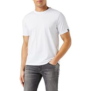Schott Nyc TS01MC T-shirt, meerkleurig (wit/zwart wit/zwart), XXX-Large (maat fabrikant: XXXL), Meerkleurig