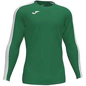 Joma Academy heren T-shirt, lange mouwen, Groen/Wit