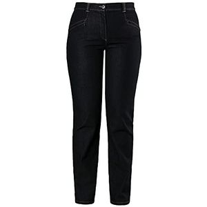 Ulla Popken Stretchjeans Mony K Slim dames jeans, grijs (zwart 62939211), W31/L30 (fabrieksmaat: 21), grijs (zwart 62939211)