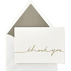 Hallmark Signature Thank You Notes Goldschrift