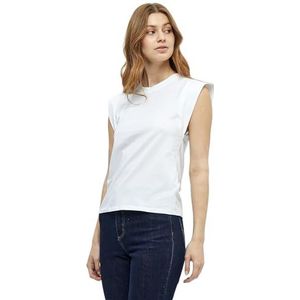 Peppercorn Deborah GOTS T-shirt à manches courtes pour femme, Blanc 0001, M