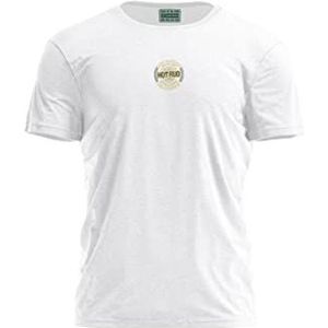 Bona Basics, Imprimé Numériquement, T-Shirt Basique pour Homme, 100% Coton, Blanc, Décontracté, Hauts pour Homme, Taille: M, Blanc, M