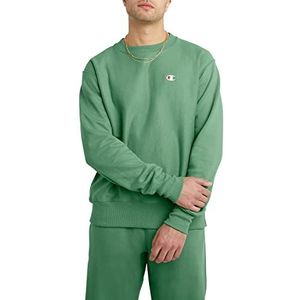 Champion Heren Reverted Weave Sweatshirt, Linker Borst Groen Maagd C