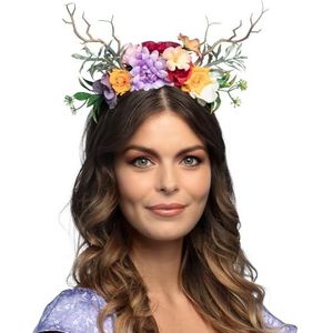 Boland 50031 - Natuurlijke godin fantasie haarband bloemenkrans kostuumaccessoire themafeest, carnaval