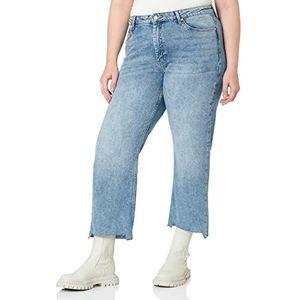 s.Oliver Dames Jeans Karolin Straight Fit Cropped Jeans lichtblauw 44W / 34L EU lichtblauw 44W / 34L, licht jeansblauw