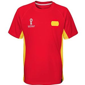 FIFA Officieel heren-T-shirt WK 2022 met zijwand - Spanje (1 stuk)