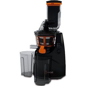 Mastercheff Cold Presse-mixer voor groenten en fruit, sappers met XL-kanaal voor hele vruchten, snelheid 45 omw/min en vermogen 250 W, BPA-vrij, My MasterCheff Galery Cook Frutti