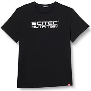 Scitec Nutrition Atos heren t-shirt zwart XXXL zwart 3XL, zwart.