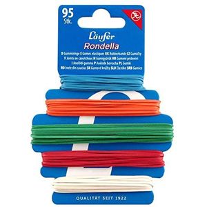 Läufer Rondella 69210 rubberen ringen op rubberen ring, 95 stuks, 5 maten en 5 kleuren