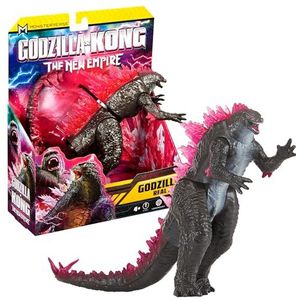 MonsterVerse Godzilla x Kong The New Empire 15 cm Real Feel Godzilla filmfiguur om te verzamelen, voor kinderen vanaf 4 jaar